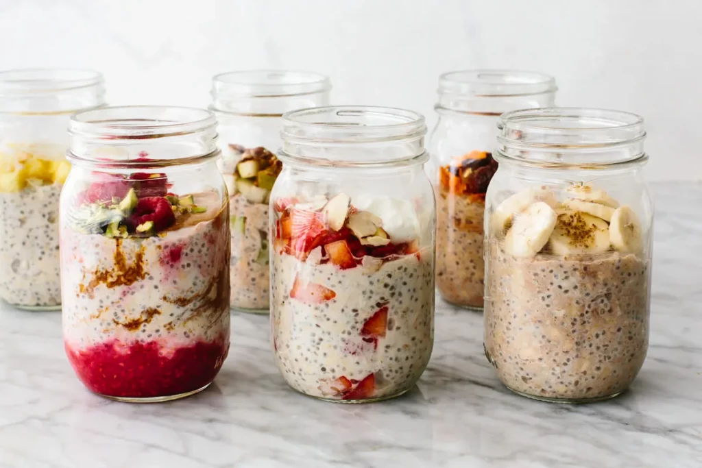 No-Cook Overnight Oats With Yogurt Photo